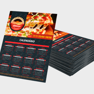 Calendário de Parede sem Bloco | 10und