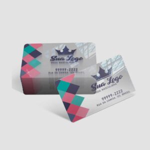 Cartão em PVC Transparente 4x0 | 50und