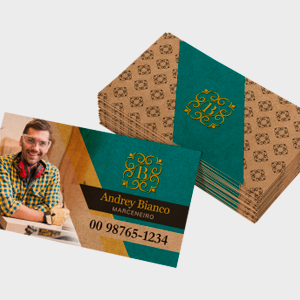 Cartão Kraft Colorido e Tinta Branca - 4x4 | 250und