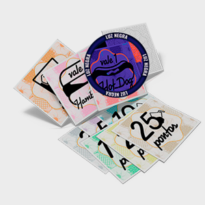 Fichas de Segurança - 4,5x4cm (250und)