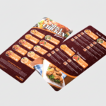 Cardápio Estreito de PVC 0,5mm | 5und