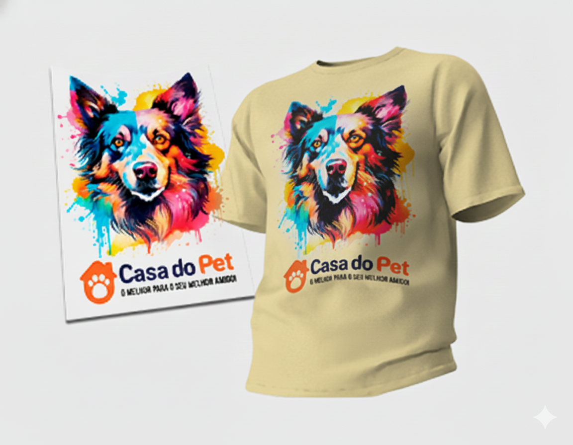 DTF Roupas e Tecidos 57x40cm | 1und