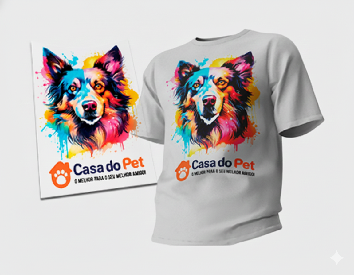 DTF Roupas e Tecidos 28x40cm | 1und