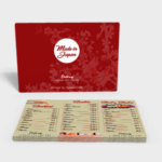 Cardápio Grande de PVC 0,3mm | 5und